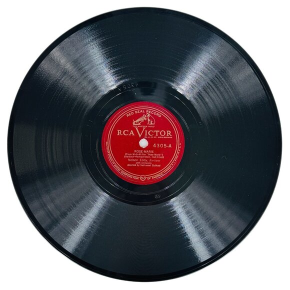 Nelson Eddy - Rose-Marie / The Mounties - 4305 RCA Victor - 78 RPM Shellac 10" - Picture 1 of 4